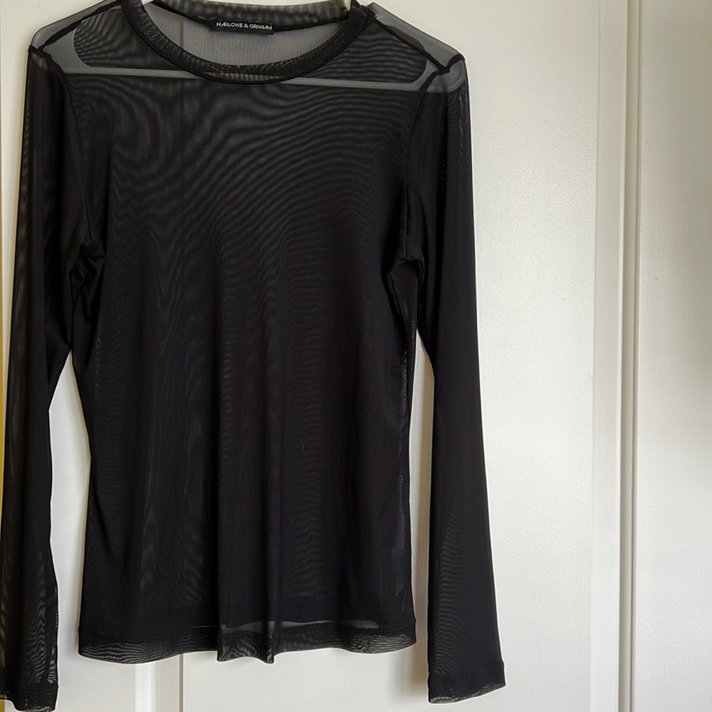 Harlowe and grapham see through top